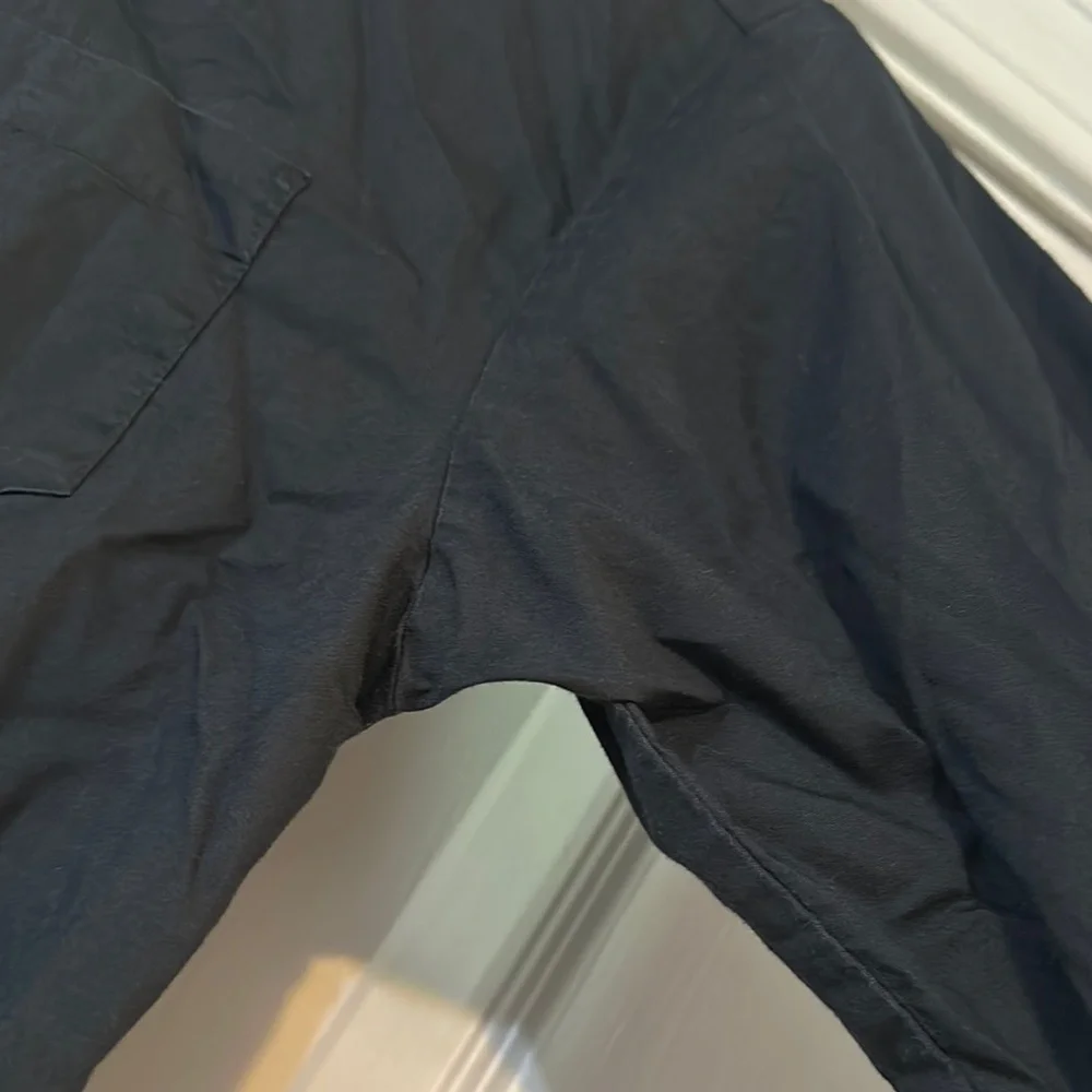 Chaps Black and White Button Down Shirt - Picture 6 of 9